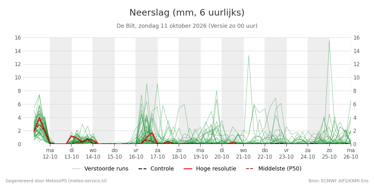 Neerslag De Bilt