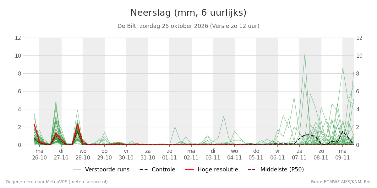 Neerslag De Bilt
